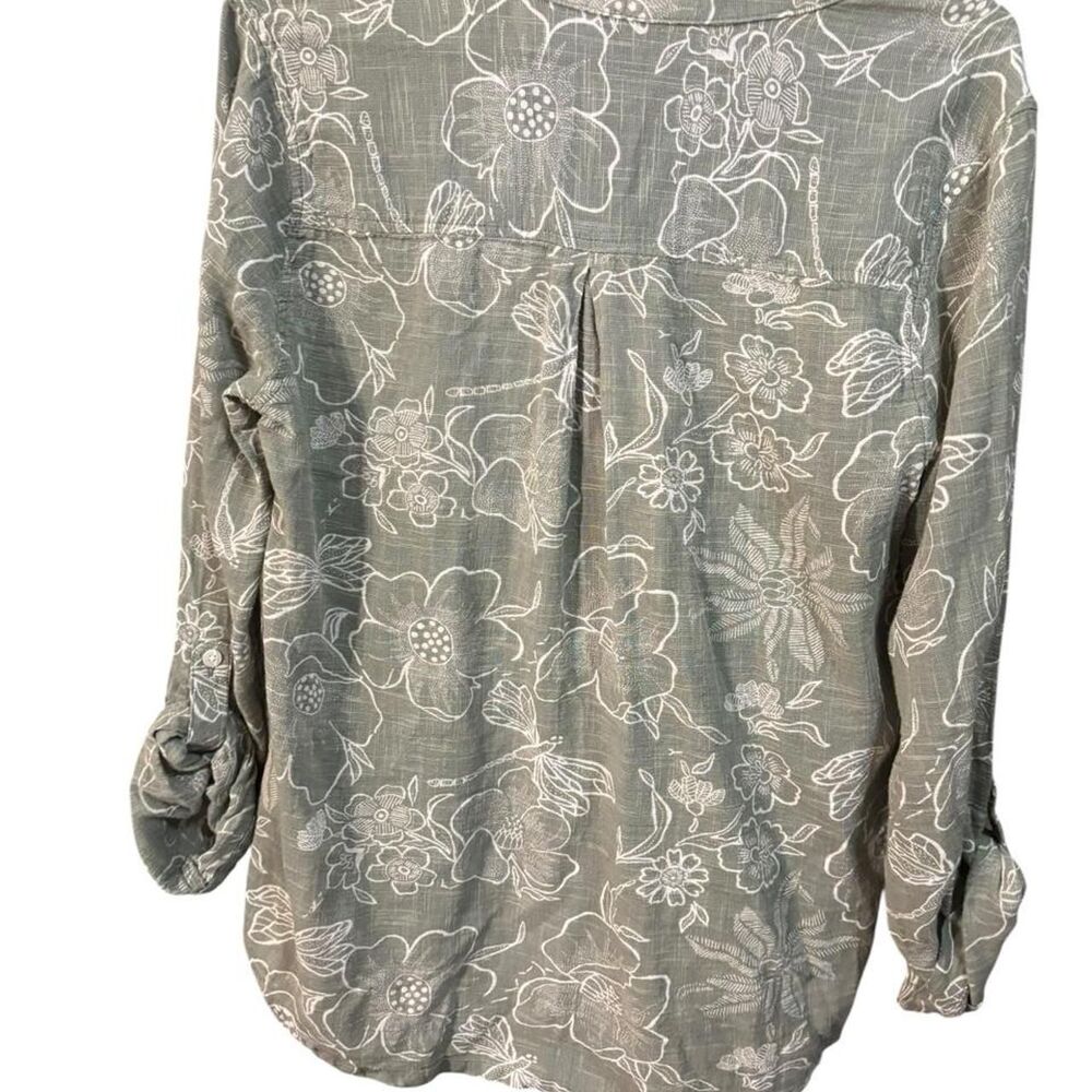 Unbranded Women's Green and Grey Blouse - Picture 3 of 6